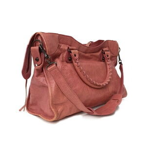 Balenciaga Bag Leather Shoulder City The